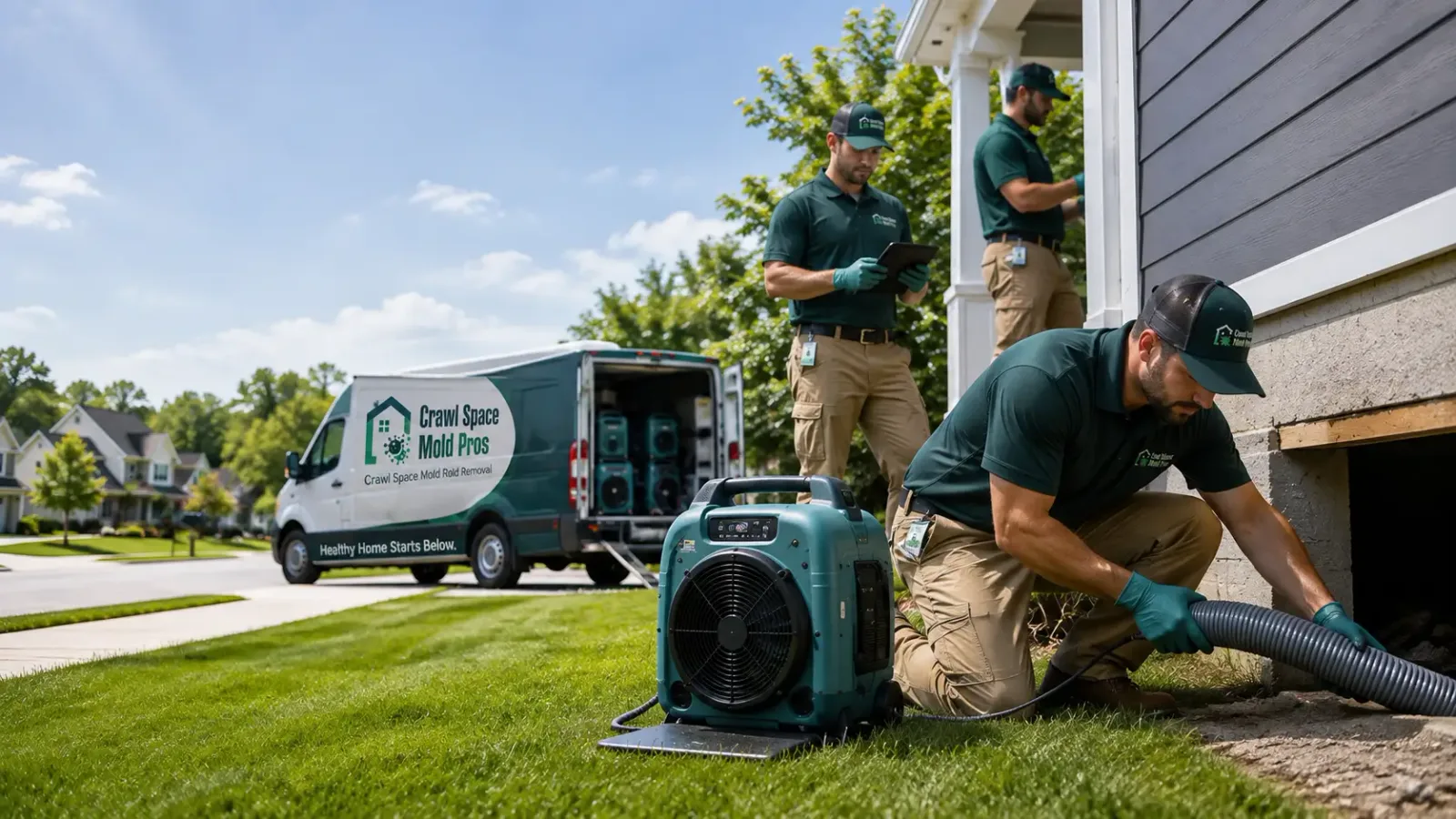 Crawl Space Mold Removal in Beverly, WA